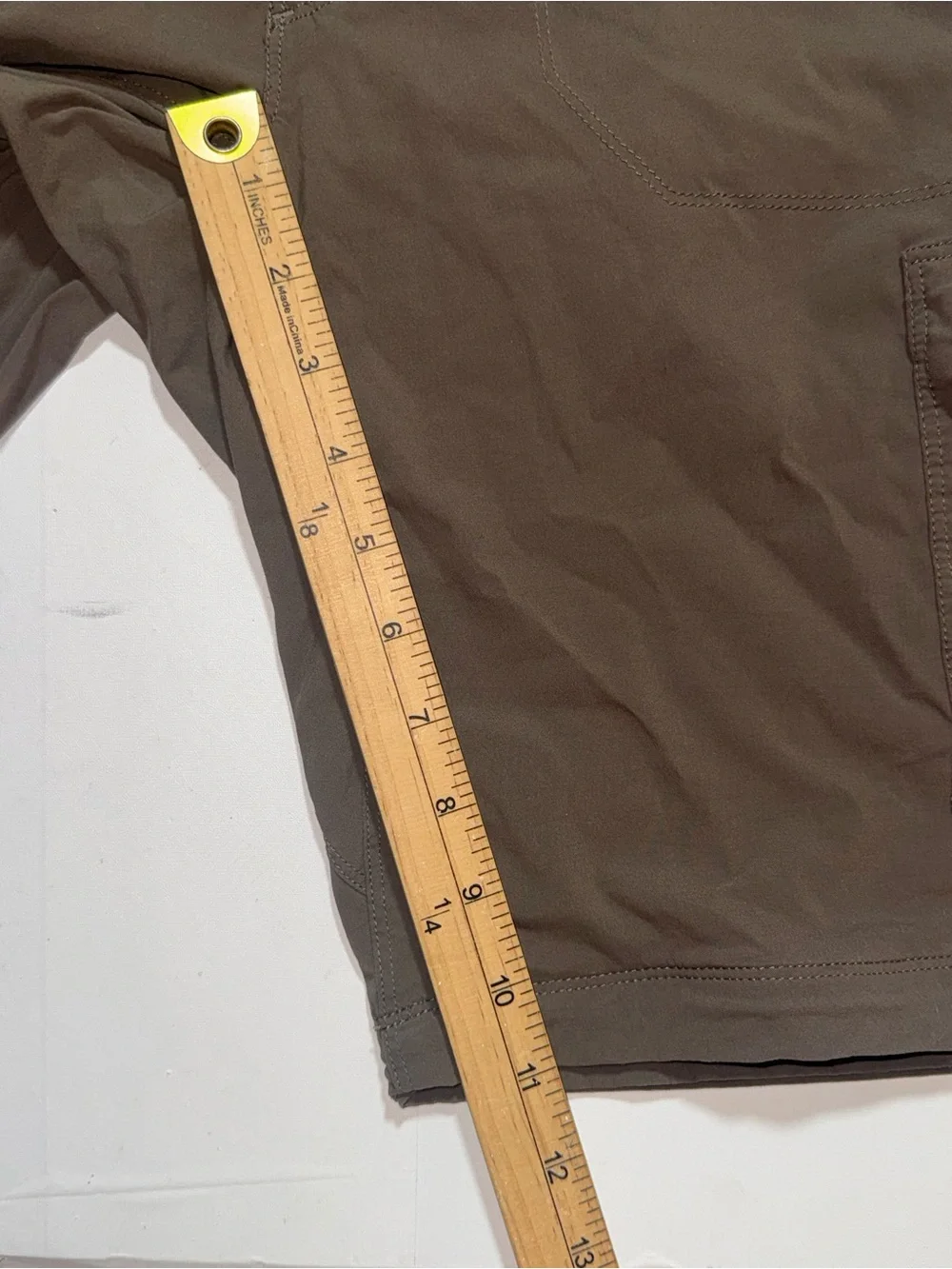 L.L.Bean Cresta Hiking Cargo Shorts Men’s 34 Brown Nylon Spandex 11”